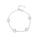 Glamorousky white 925 Sterling Silver Fashion Elegant Geometric Imitation Pearl Bracelet 724E4AC7F9E100GS_1