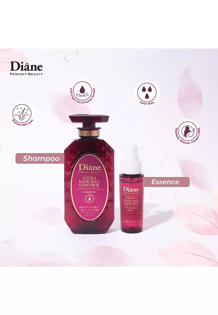 PAKET Diane EXTRA HAIR FALL CONTROL Shampoo + Essence
