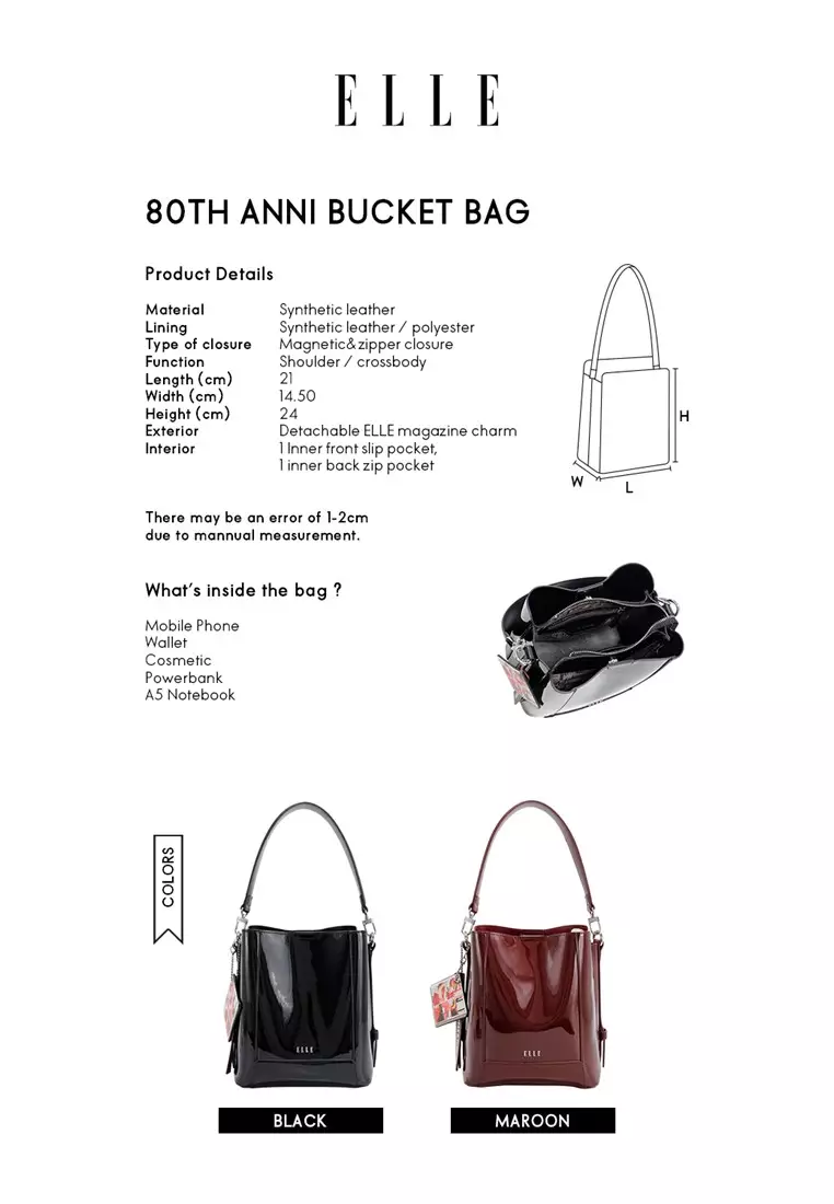 80TH ANNI BUCKET BAG