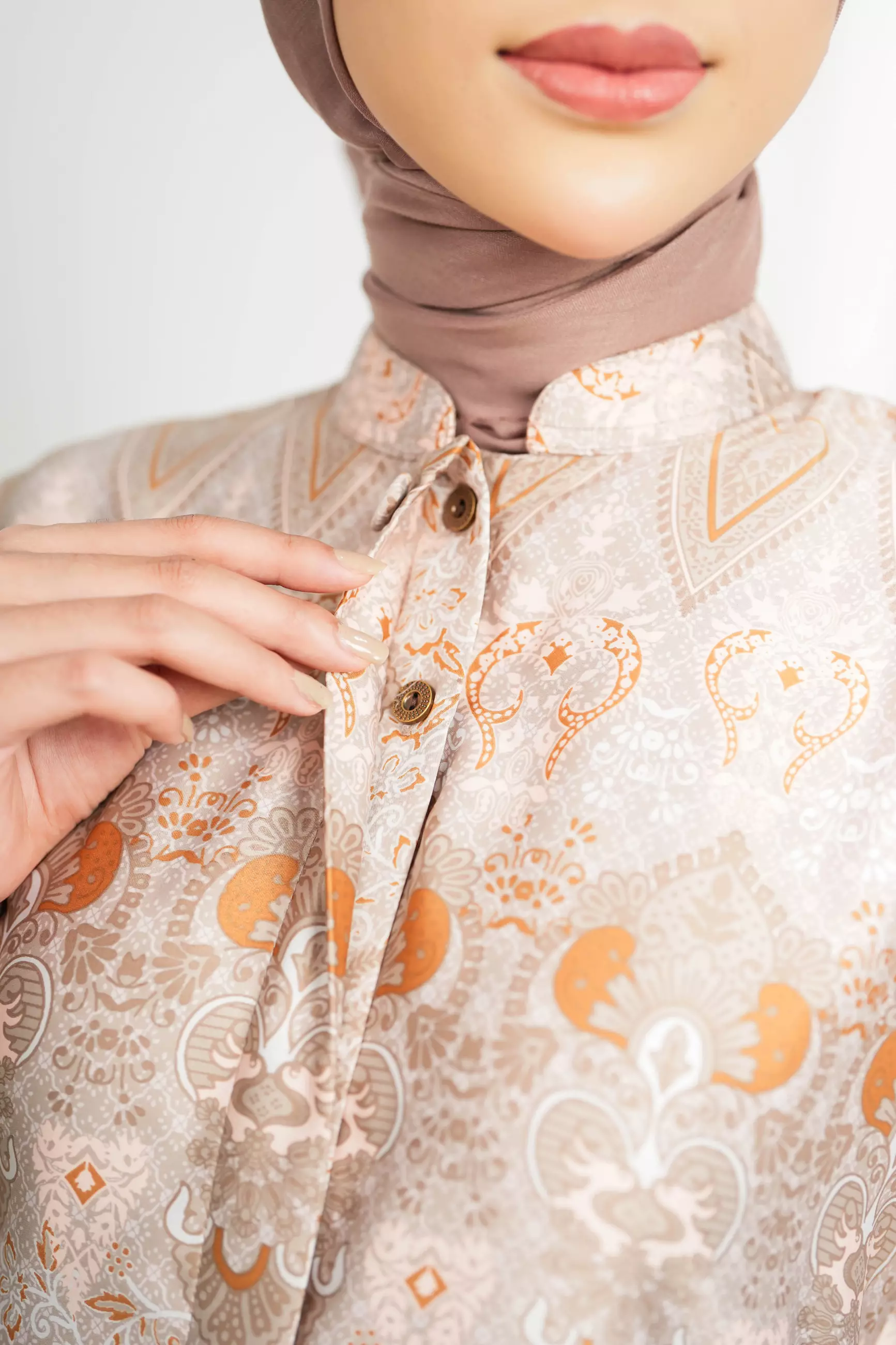 Sarimbit Senggala Mocca Gamis Wanita  Dress