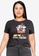 Only CARMAKOMA grey Plus Size Minnie And Mickey Christmas Tee 45DE8AAFDC73A0GS_1