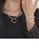 Glamorousky silver Fashion Personality 316L Stainless Steel Roman Numeral Hollow Circle Bracelet 84A49ACE67A40BGS_4