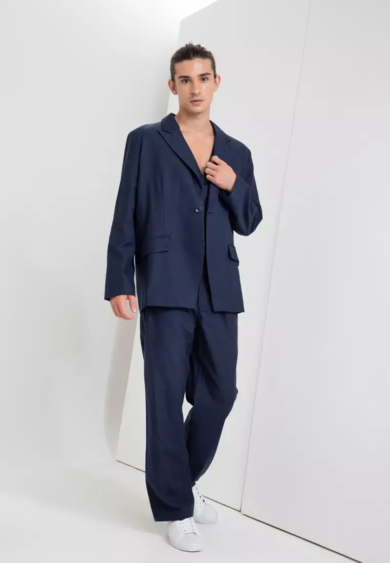 Buy Zalora Studios Single Button Blazer Online ZALORA Malaysia