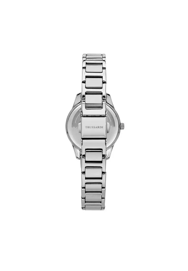 【2 Years Warranty】Trussardi T-SKY 30mm Case Women's Quartz Watch R2453151519