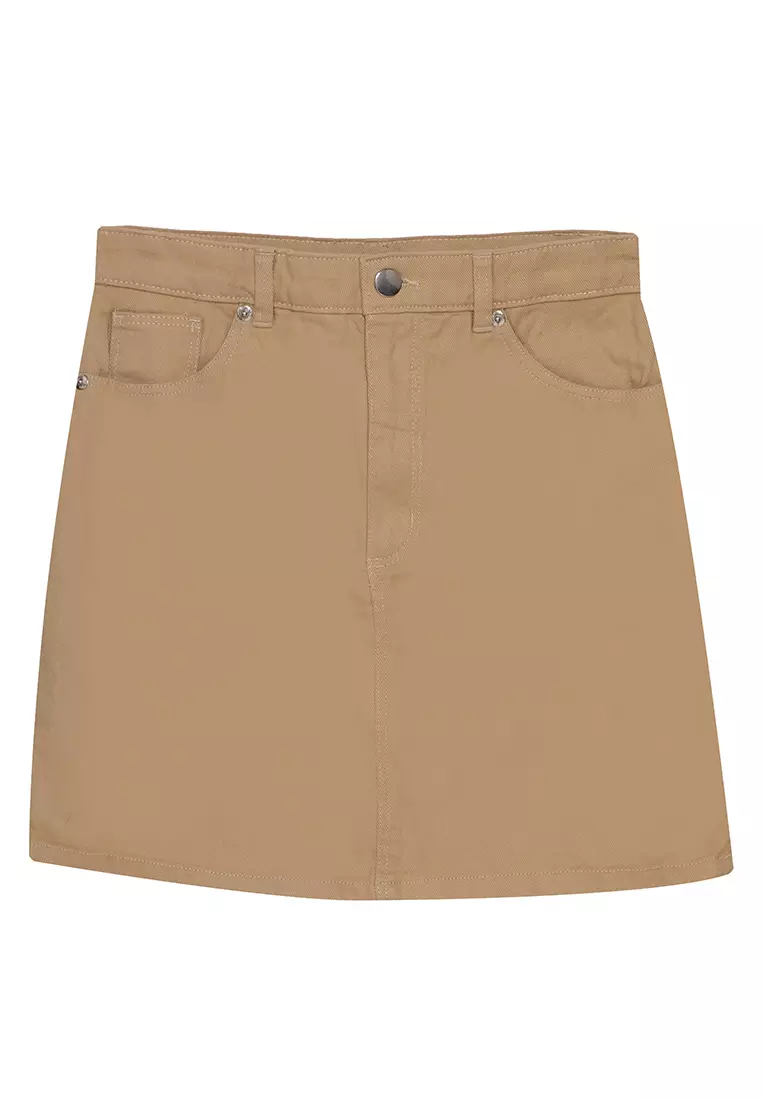 Monki denim shop mini skirt