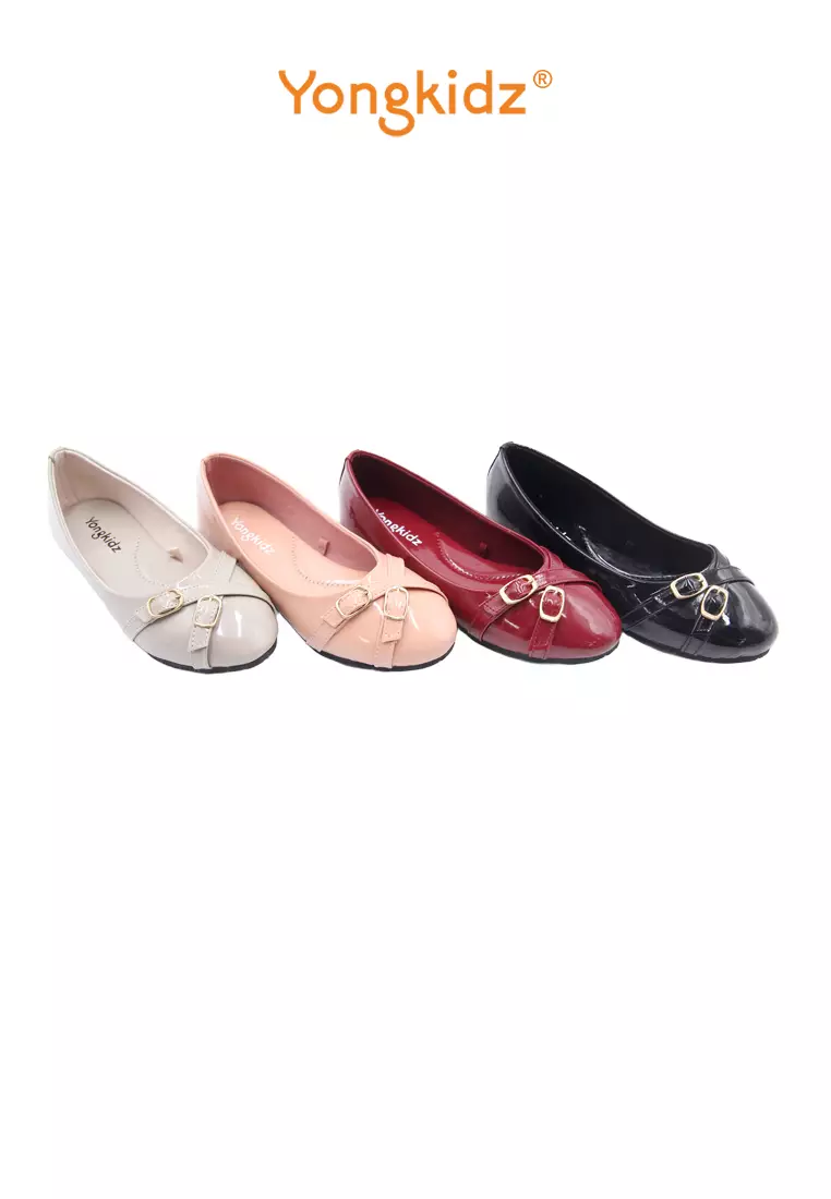 YONGKIDZ EZZY SEPATU FLATSHOES ANAK PEREMPUAN OL-LHF80130-BE CREAM