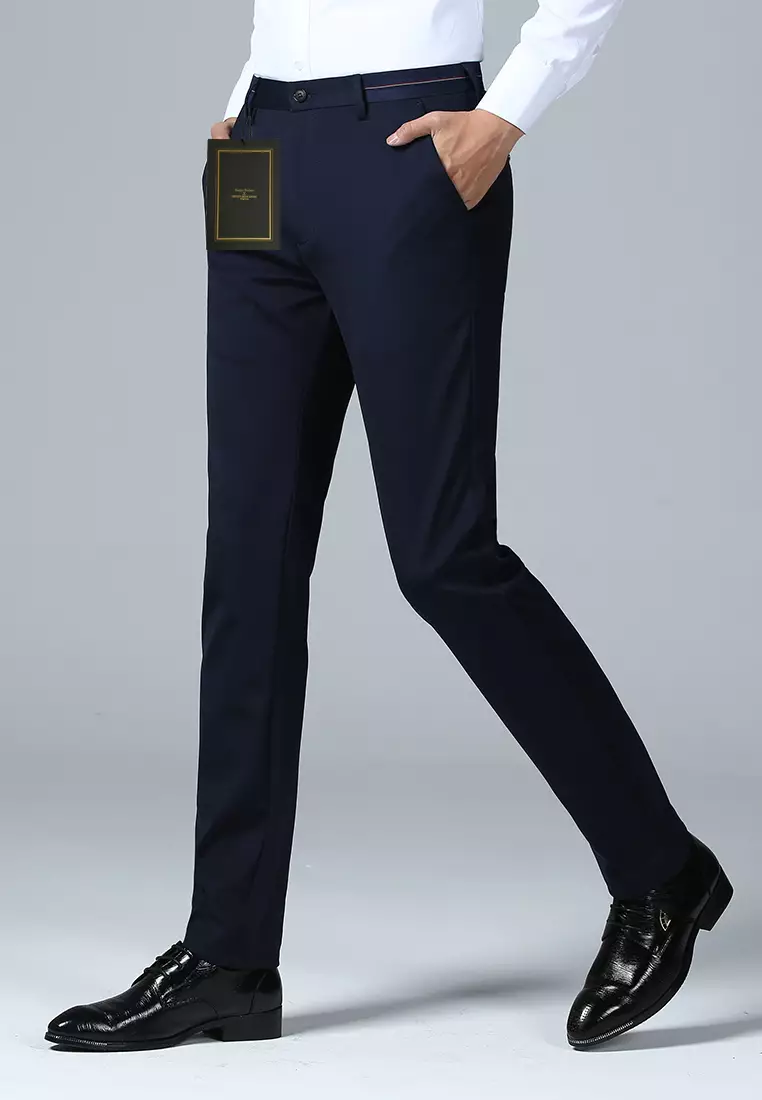 Elastic Slim Fit Pants WL19-030H