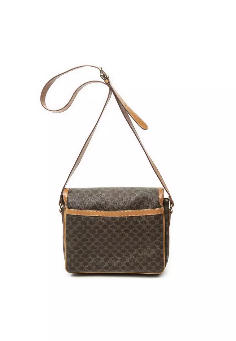 Pre-Loved Vintage Buckle Flap Crossbody