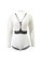A-IN GIRLS black and white Elegant mesh-paneled swimsuit FF9EBUS7EDF5FCGS_4