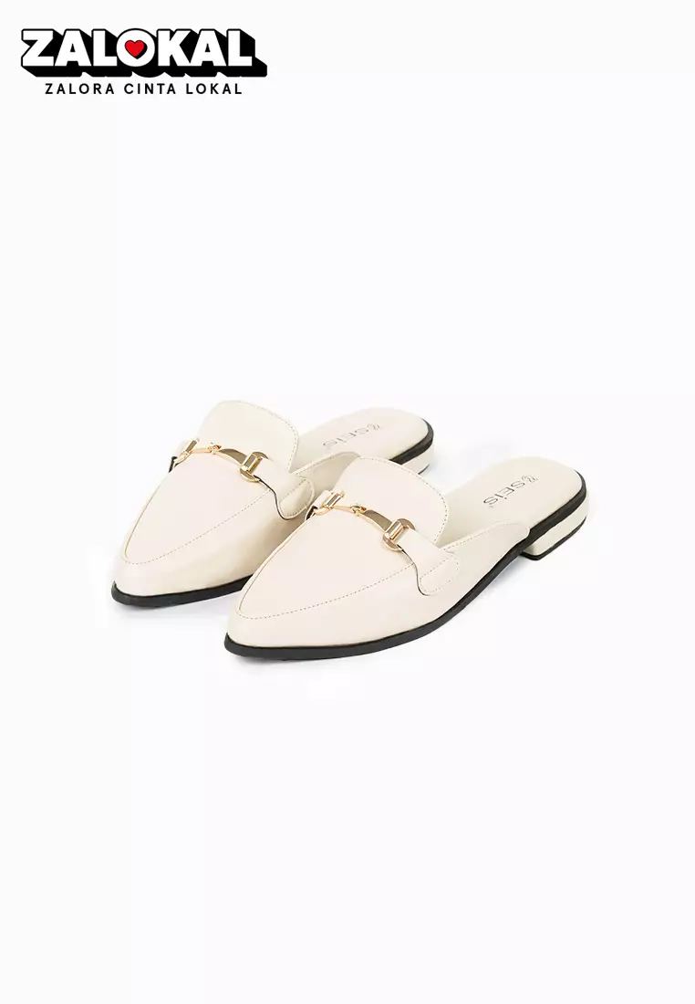 SEIS Scarlet Mules Wanita - CREAM