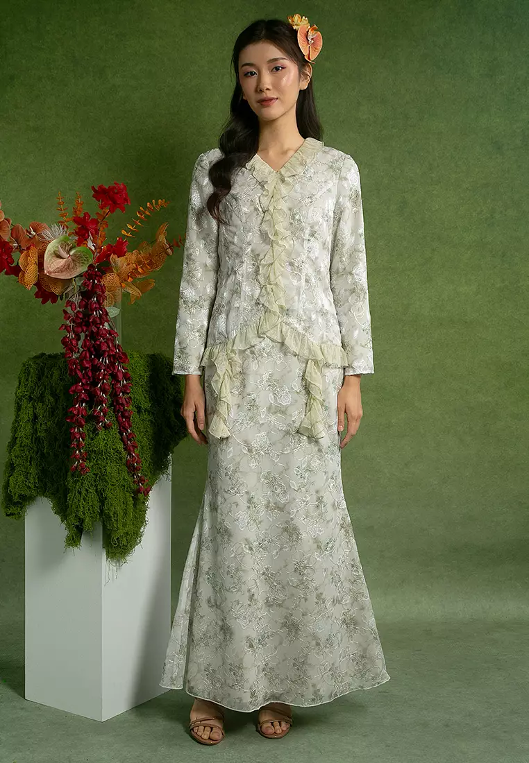 Katrina Ruffle Kebaya Set