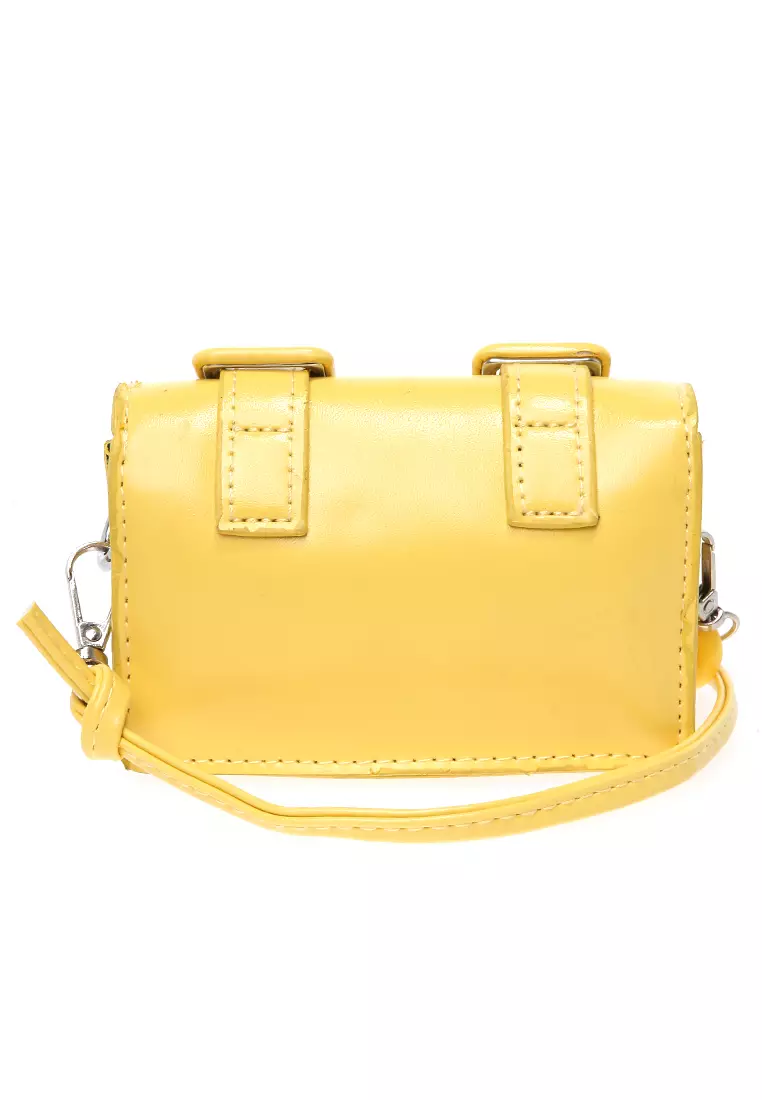 Tas Slempang Cute Design Simple Slingbags Wanita Premium Quality - Yellow