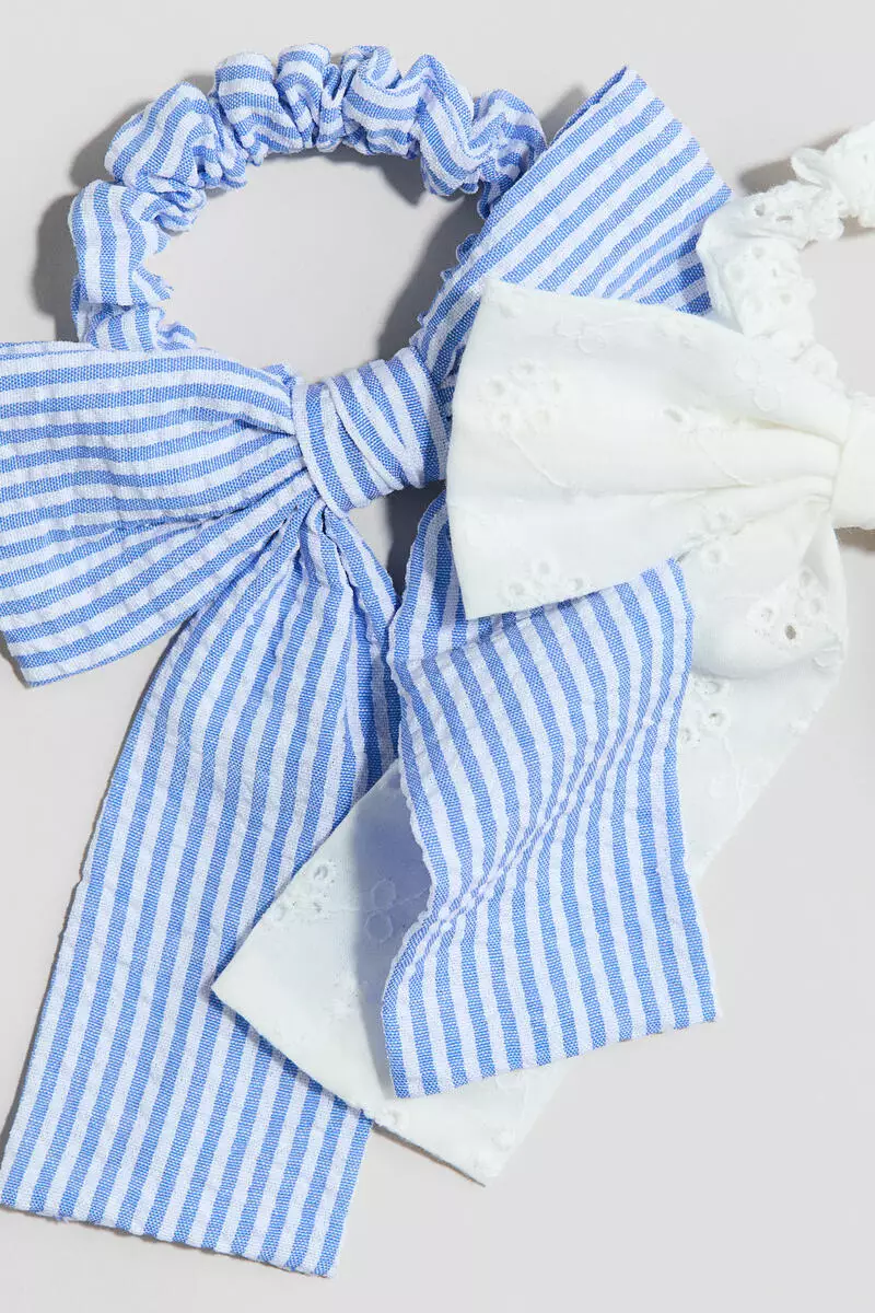 2-pack bow scrunchies