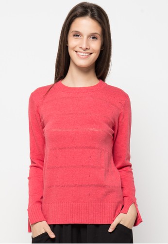 379 Knit Sweater - Merah