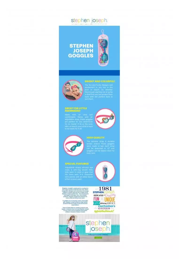 Swim Goggles Rainbow