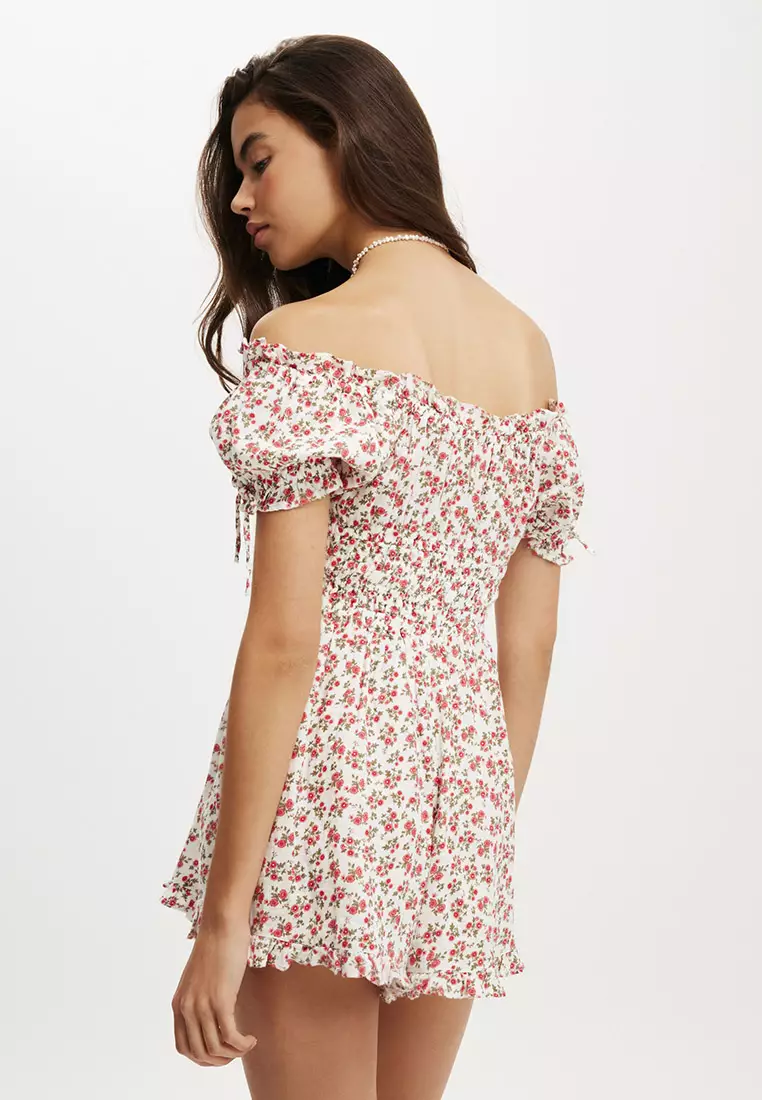 Sadie Button Through Playsuit