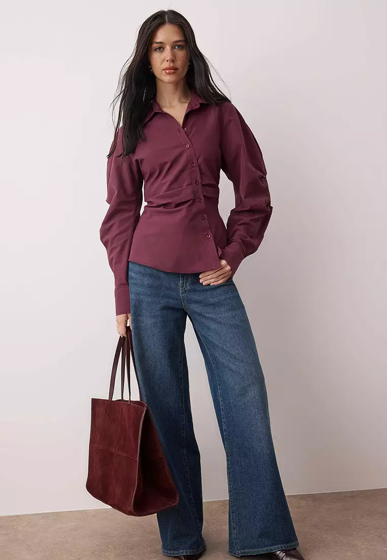 Asymmetrical Fitted Shirt