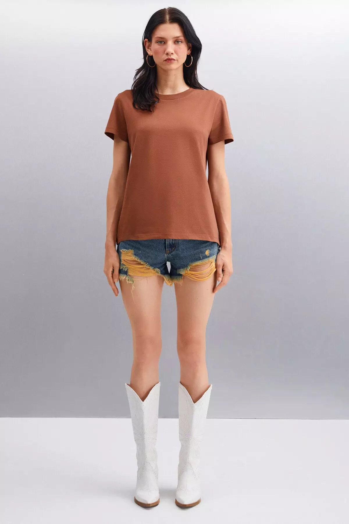 Samantha Long Back T-Shirt