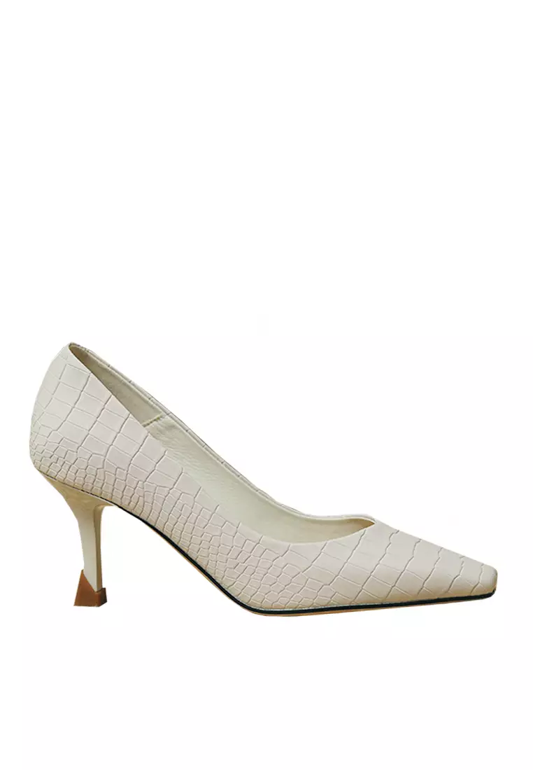 Discount on Twenty Eight Shoes  shoes - SKU: VANSA Fashion Crocodile Print High Heel Pumps VSW-H1618-18