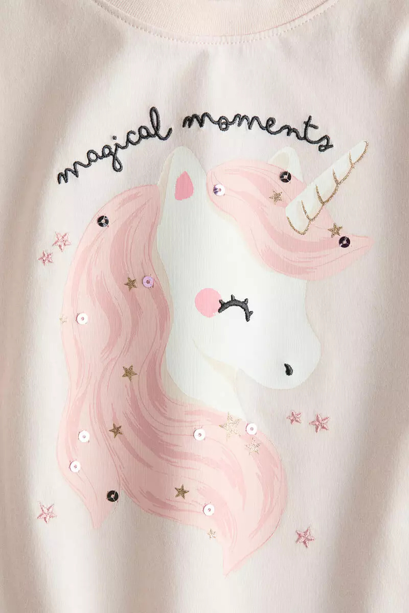 Motif-detail t-shirt