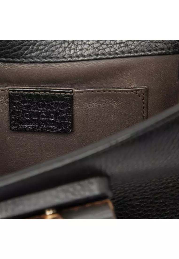 Pre-Loved Gucci Small Calfskin Miss Bamboo Crossbody
