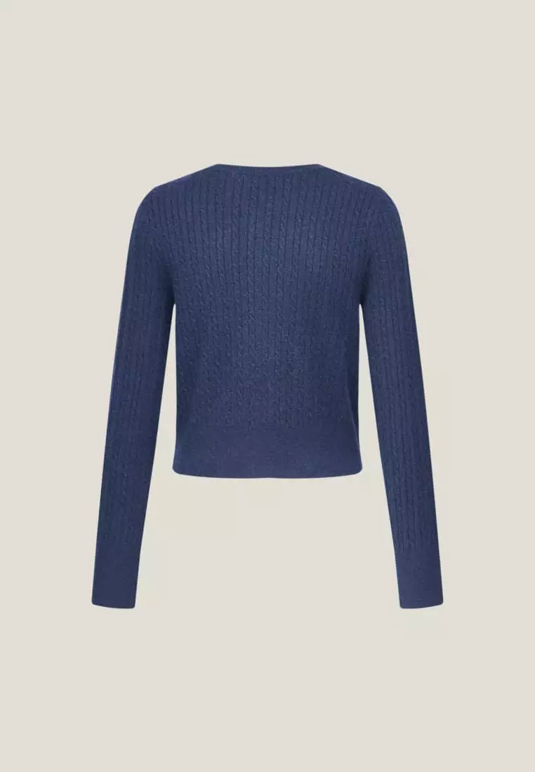 G2000 Cable Cropped Cardigan