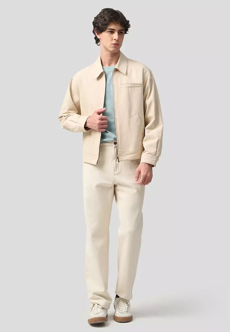 Regular Fit Zip Up Jacket