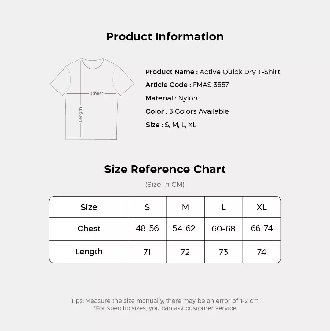 Flyman Ice Silk Active Shirt 1 Pcs FMAS 3557 - Ash