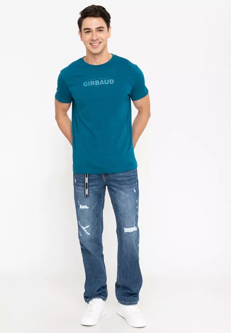 Men's Premium Light Denim X Edge Straight Cut Jeans