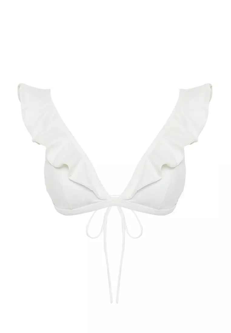 三角形荷葉邊比堅尼泳衣