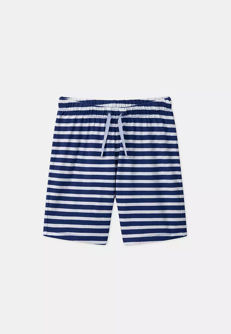 Blue Shark T-Shirt And Shorts Set