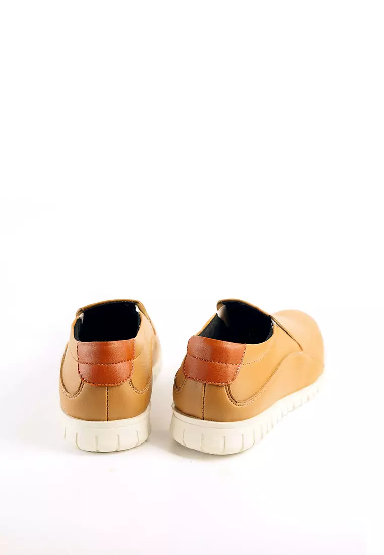 PAULMAY - Sepatu Casual Slip on Pria Modena 46 Mocca