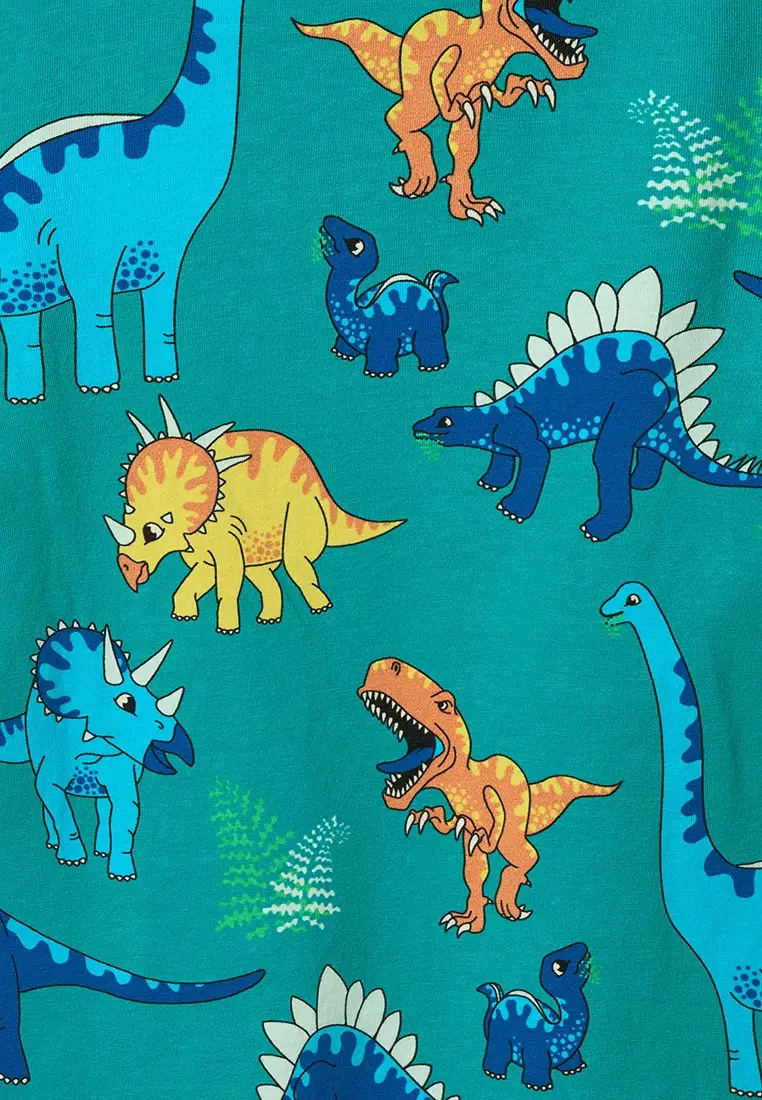 T-shirt with dinosaurs