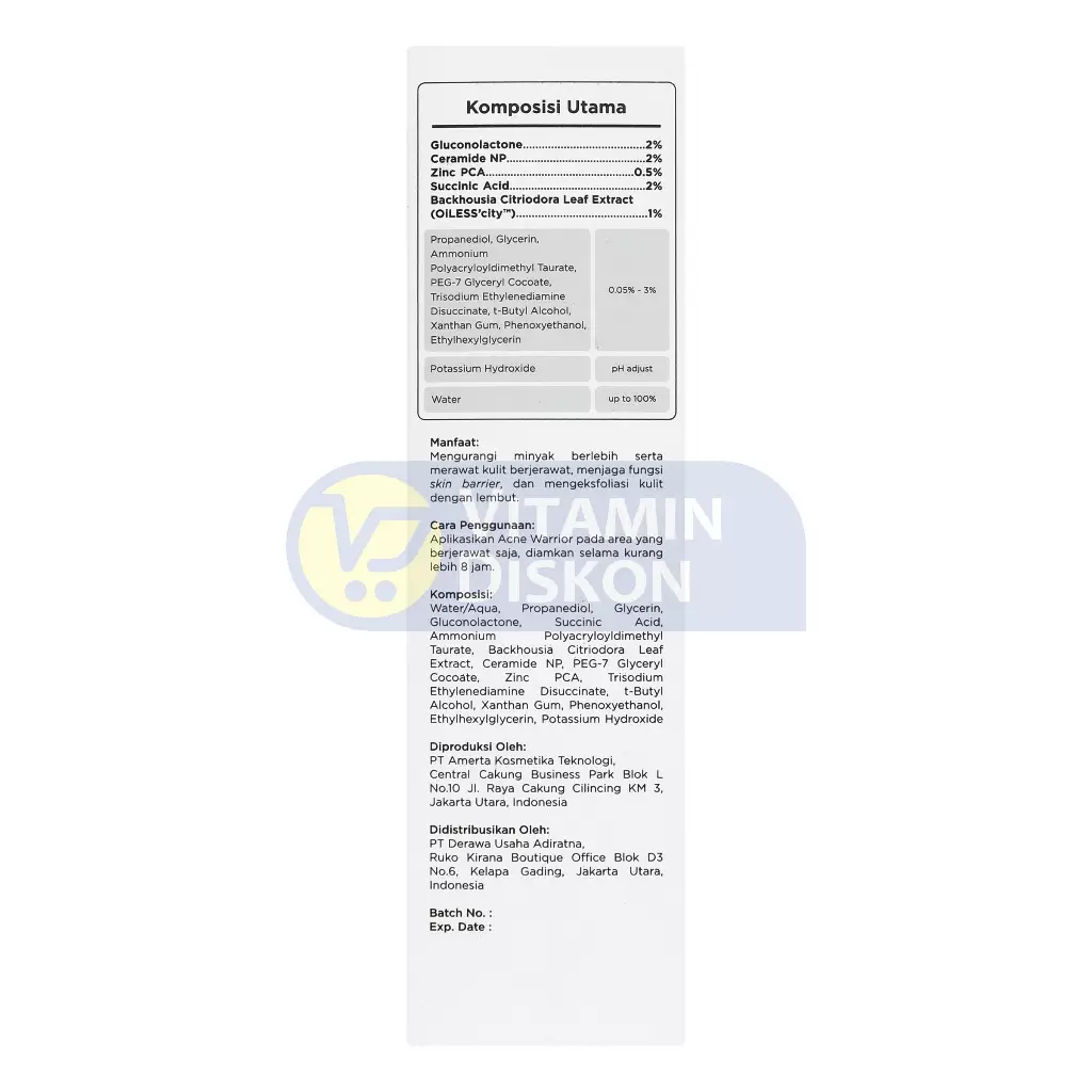 SKIN GAME ACNE WARRIOR GEL 15 GR