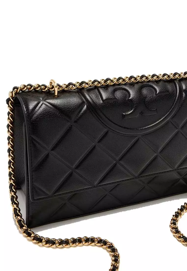 Buy Tory Burch Fleming Shoulder Bag Black 164799 2026 Online | ZALORA