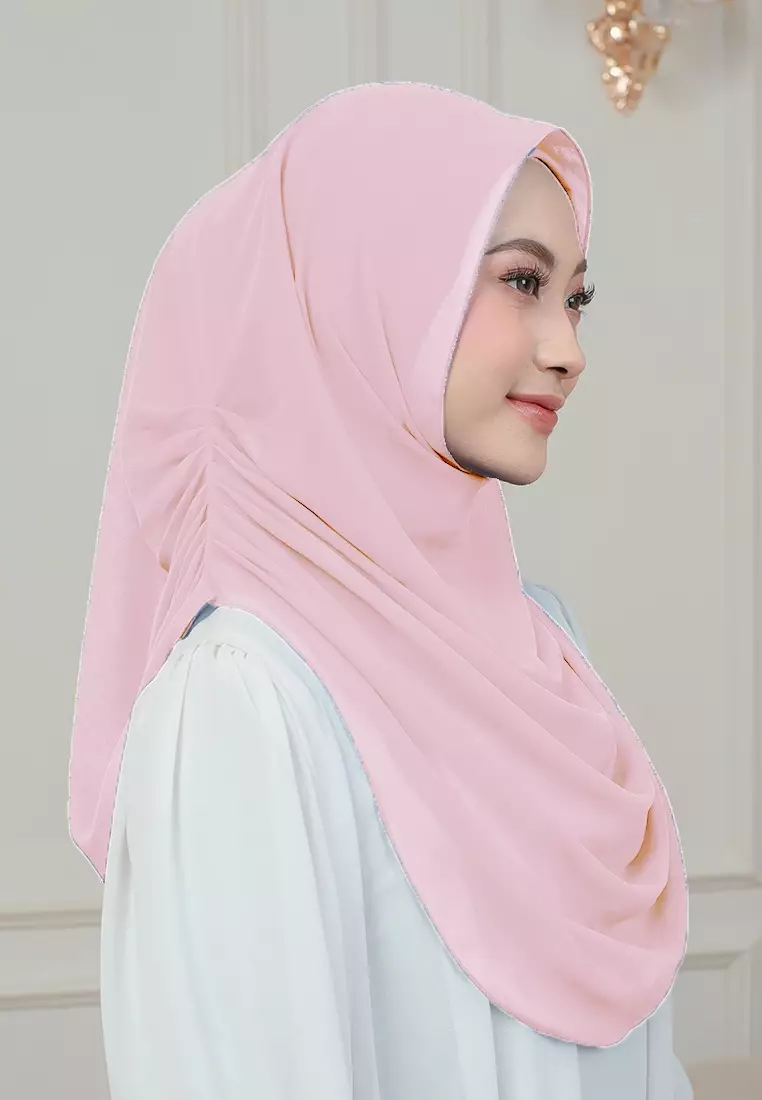 HIJAB INSTAN AURORA - BABY PINK