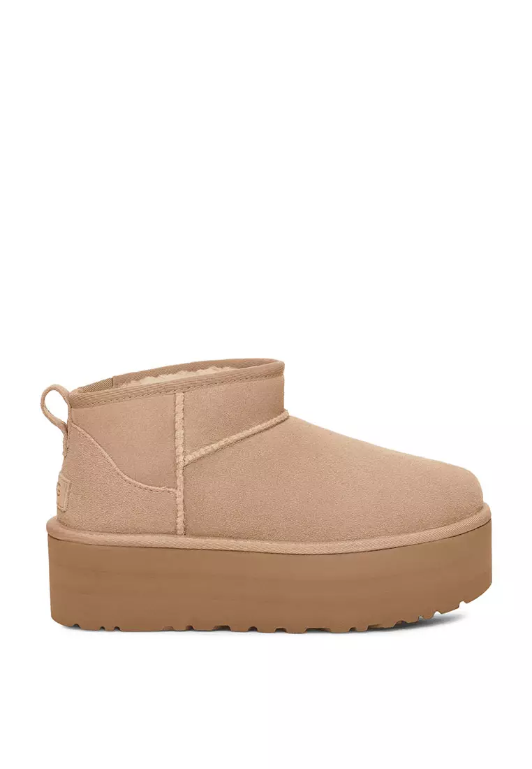 Discount on Ugg  shoes - SKU: Ugg Women's Classic Ultra Mini Platform - Sand (1135092-San)