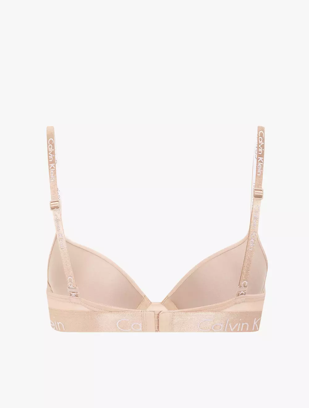 CALVIN KLEIN UNDERWEAR - LIGHTLY LINED PADDED 3/4 CUP BRA - brown