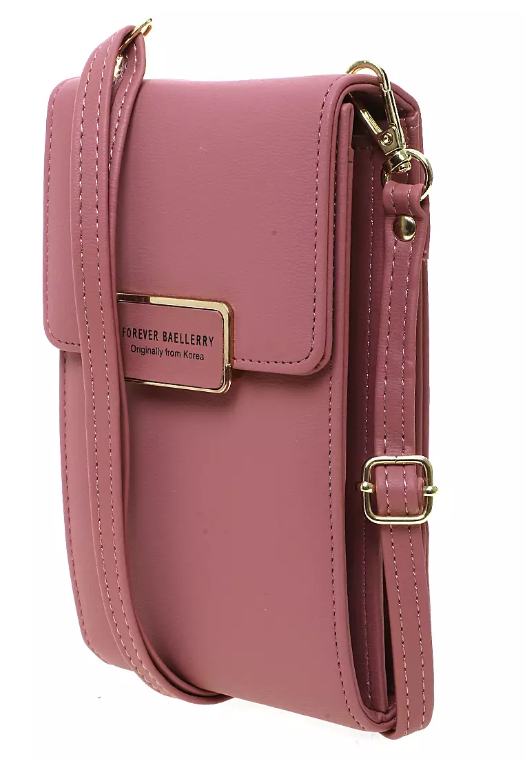 Sling Bag Tas Selempang Wanita Dompet Handphone Material Kulit Leather ORIGINAL