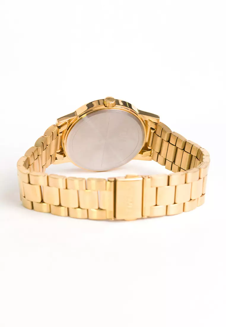 Buy Timex Timex T1-1 Series Gold Stainless Steel Analog Quartz Watch ...