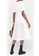 MONCLER white Moncler "Poplin" Drawstring Flared Jumper Dress in Silk White 5BD6EAA85480D2GS_2