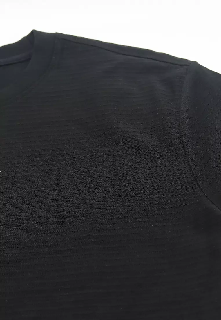 Men's Basic Plain T-Shirt Black