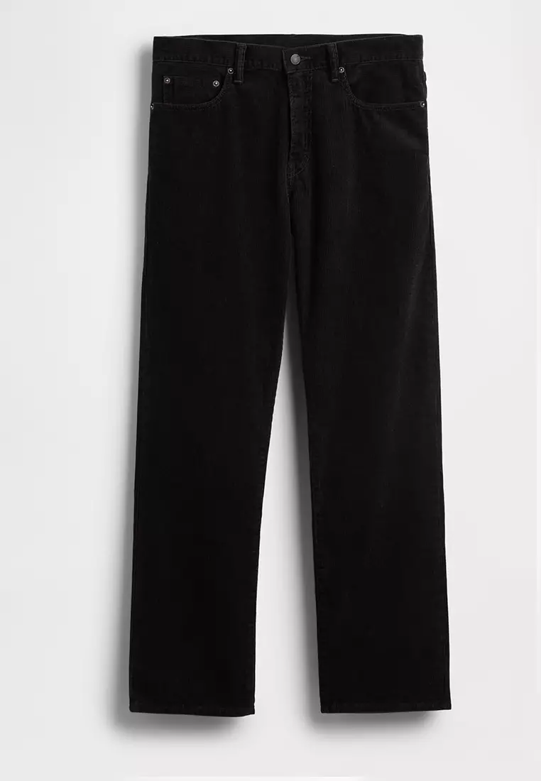 Corduroy Relaxed Straight Pants