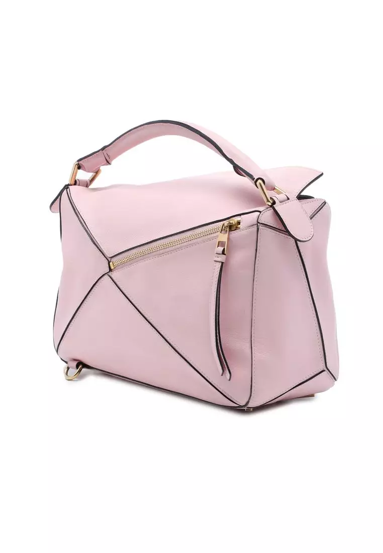 Pre-Loved Loewe Medium Calfskin Puzzle Satchel