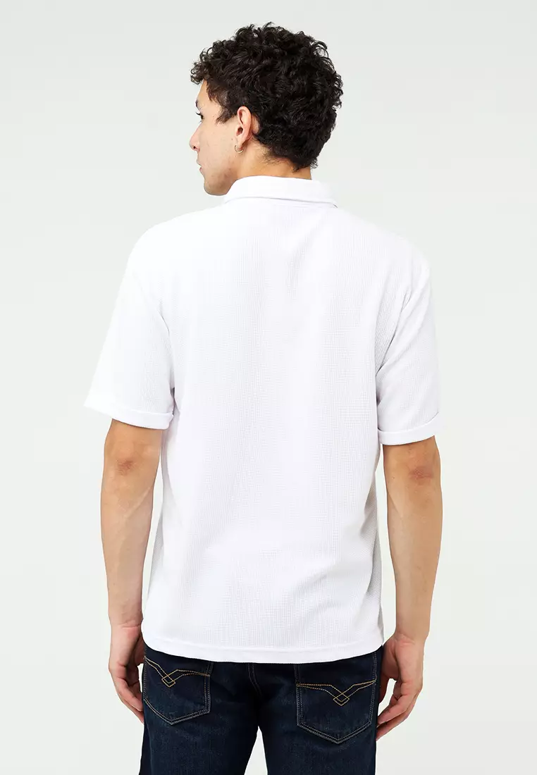 Buy Freego Mens Collared Waffle Tee Short Sleeves 2024 Online | ZALORA ...