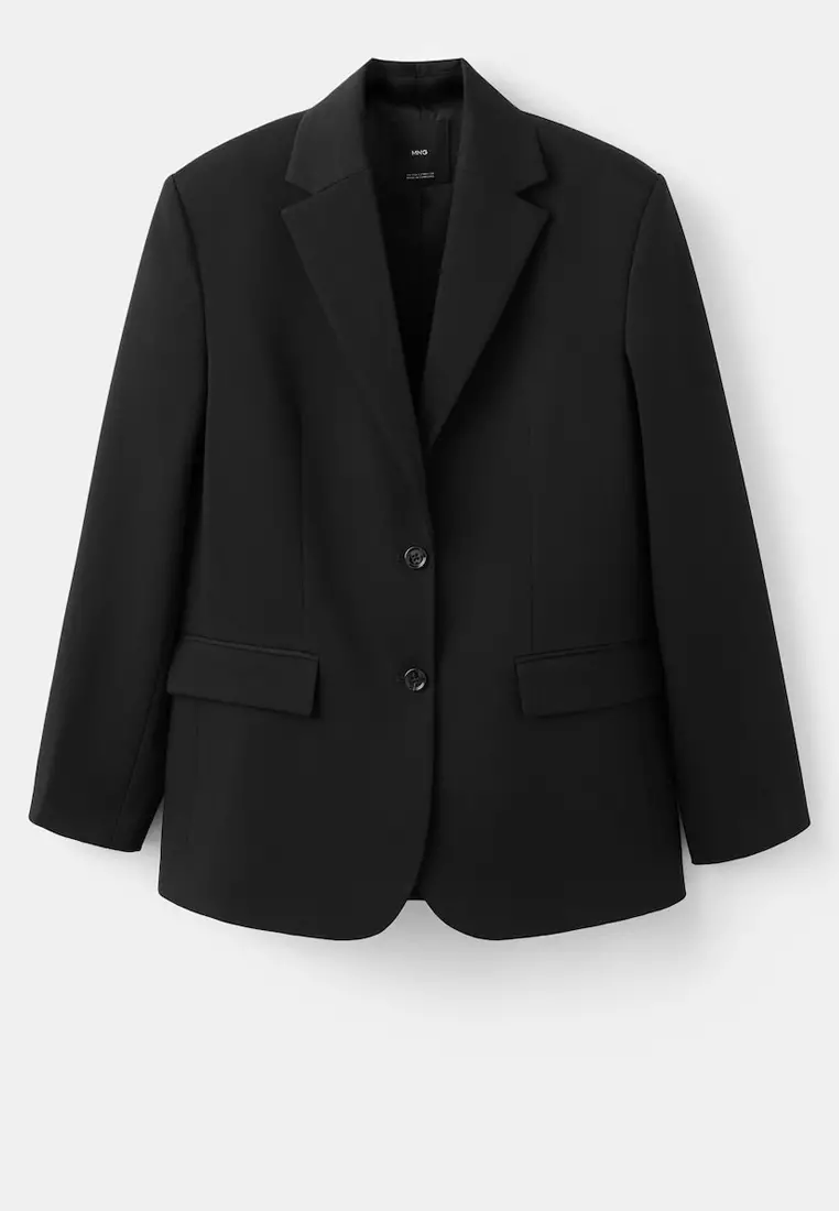 Straight Flap Pockets Blazer