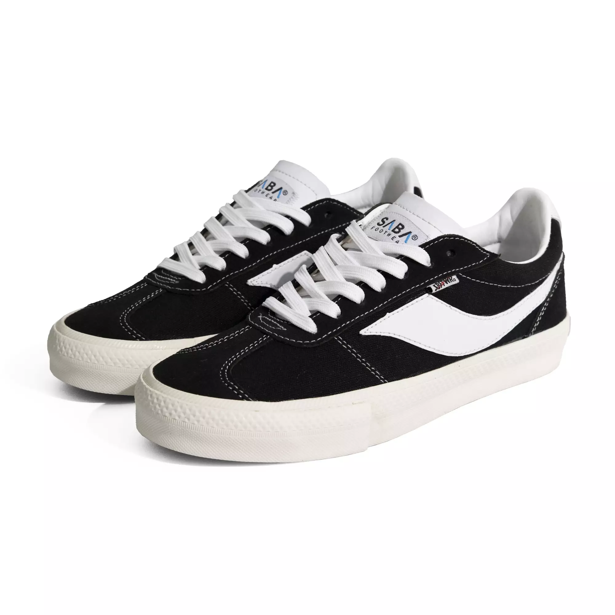 SABA Brazilian Black White - Sepatu Sneakers Pria Dan Wanita