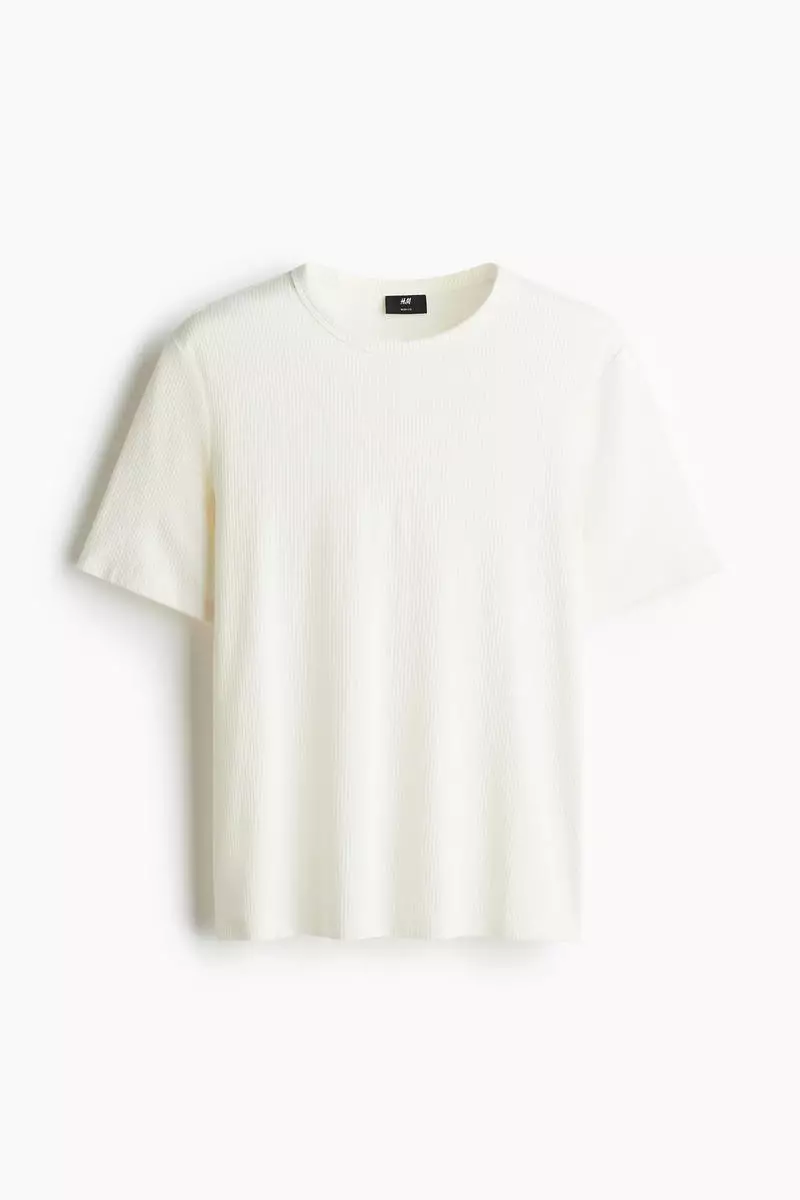 Slim Fit Ribbed T-shirt