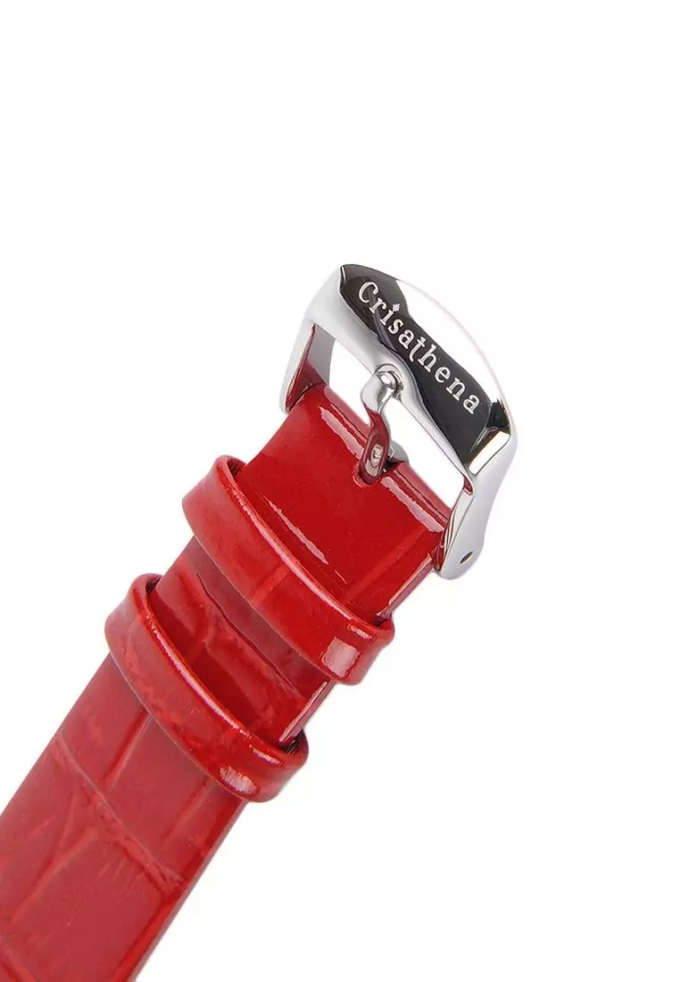 Macaron Fashion Watch in Red for Women