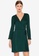 ZALORA OCCASION green Satin Wrap Mini Dress 0FF79AAB6CCB1DGS_5